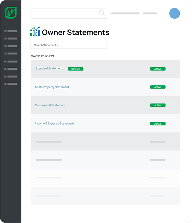 Owner Statements Example Image